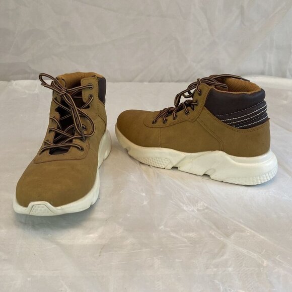 Air Underground Titan‎ Hiker Boots Women’s  9.5M Brown Faux Leather Gorpcore - Picture 12 of 12